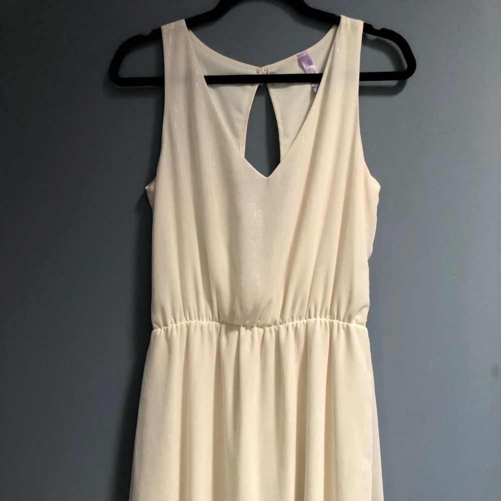 Casual ivory dress